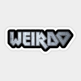 Weirdo Sticker